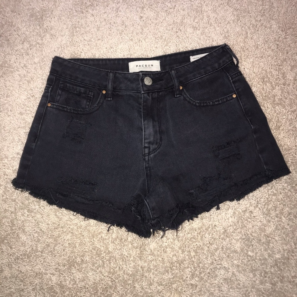 Pacsun Black Jean Shorts